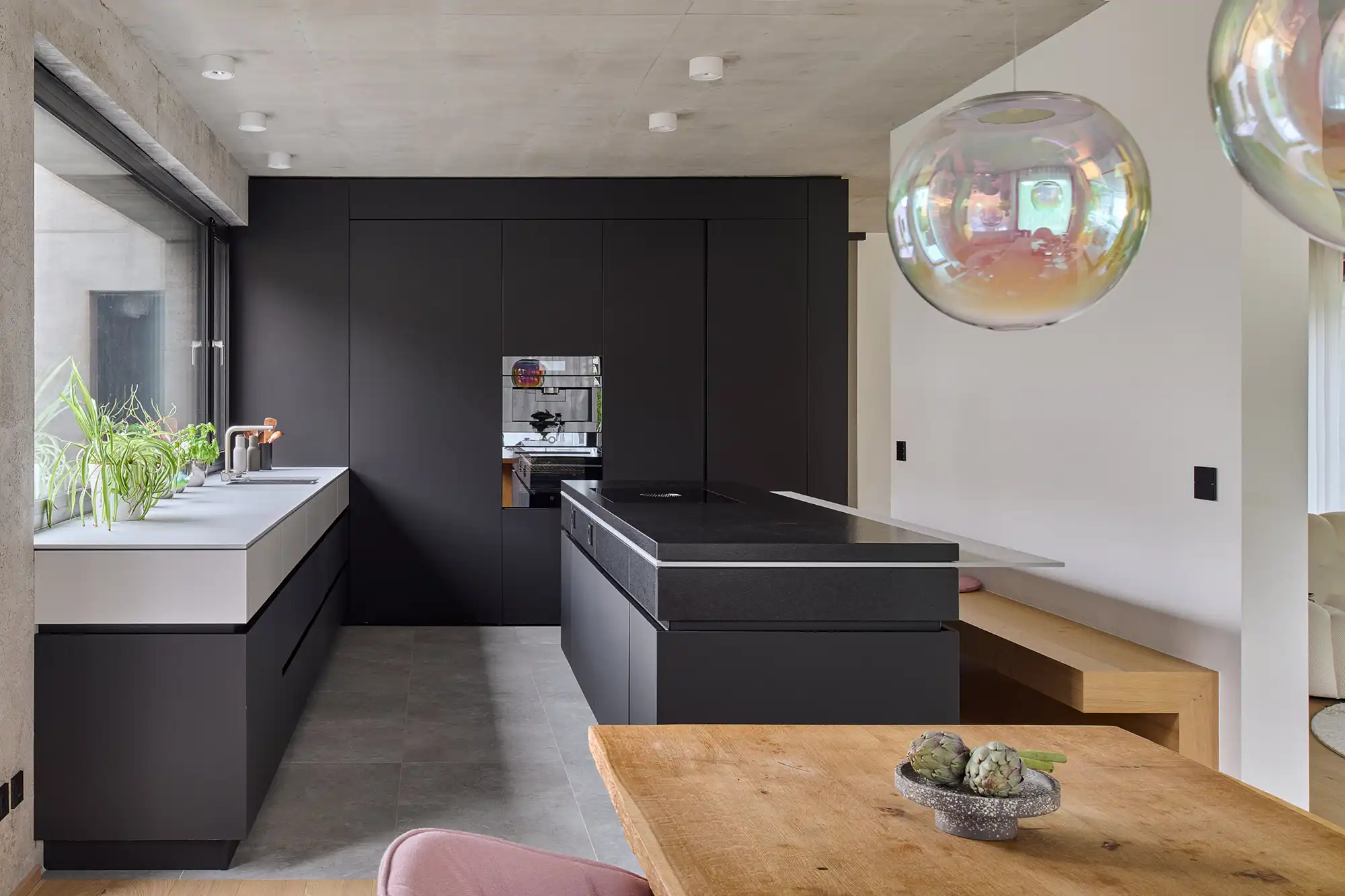 schwarze küche, voit küchen, Gauting, VOIT